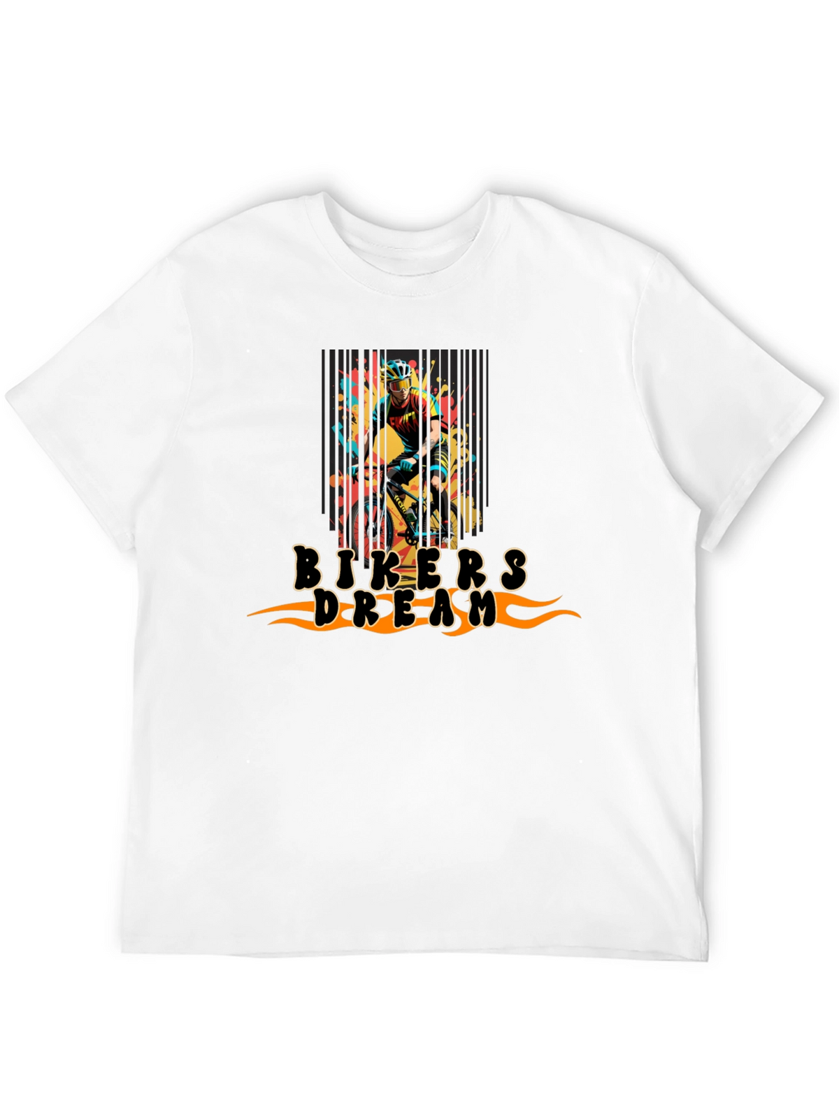 Bikers Dream Graphic Tee - Black