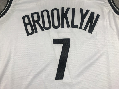 Men's Brooklyn Nets Kevin Durant White 2019 Fast Break Player Movement Jerseys