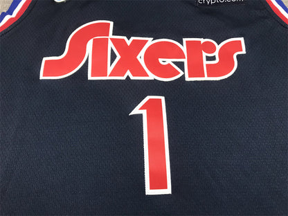 Men's Philadelphia 76ers James Harden Navy 2021/22 Swingman Jerseys City Edition
