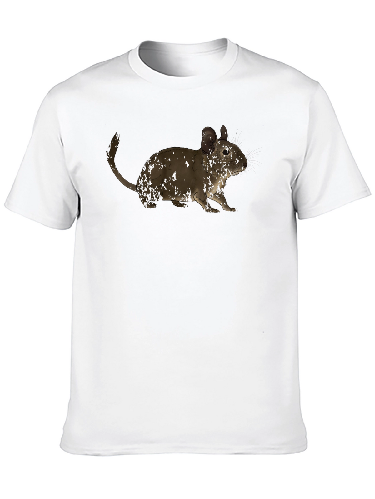 Cute Degu Rat T-Shirt - Casual Black Tee