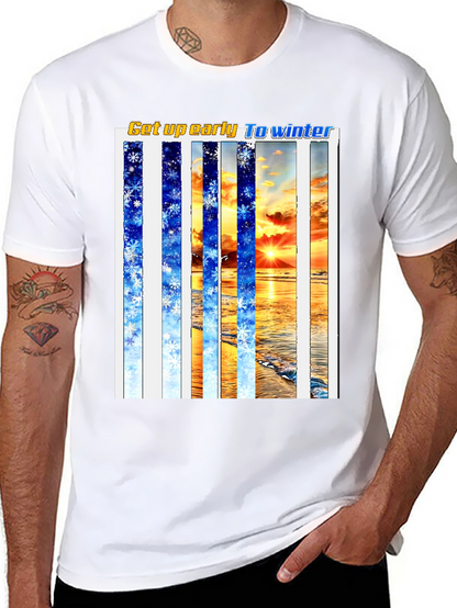 Winter Beach T-Shirt - Get Up Early
