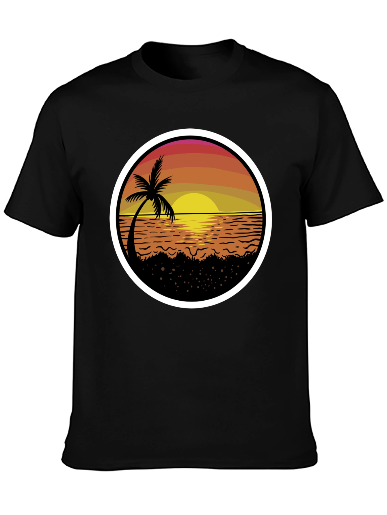 Sunset Palm Tree T-Shirt