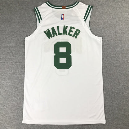 Men's Boston Celtics Kemba Walker #8 NBA White Game Jerseys