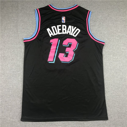 Men's Miami Heat Bam Adebayo #13 Black Swingman Player Jerseys