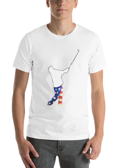 Golfing USA Flag Tee