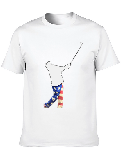 Golfing USA Flag Tee