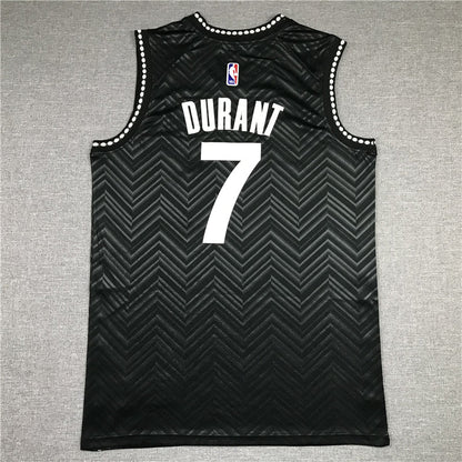 Men's Brooklyn Nets Kevin Durant #7 Black 2020/21 Swingman Player Jerseys