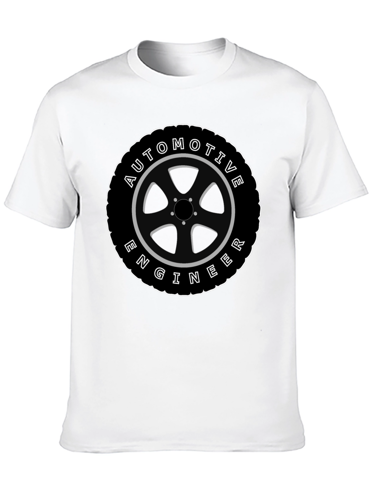 Automotive Engineer Tire Graphic T-Shirt