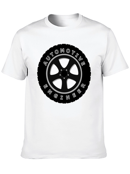 Automotive Engineer Tire Graphic T-Shirt
