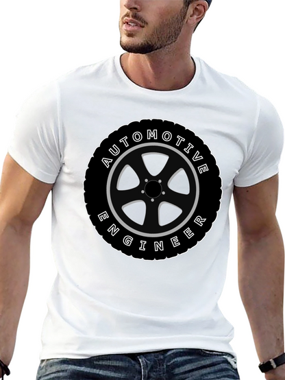 Automotive Engineer Tire Graphic T-Shirt