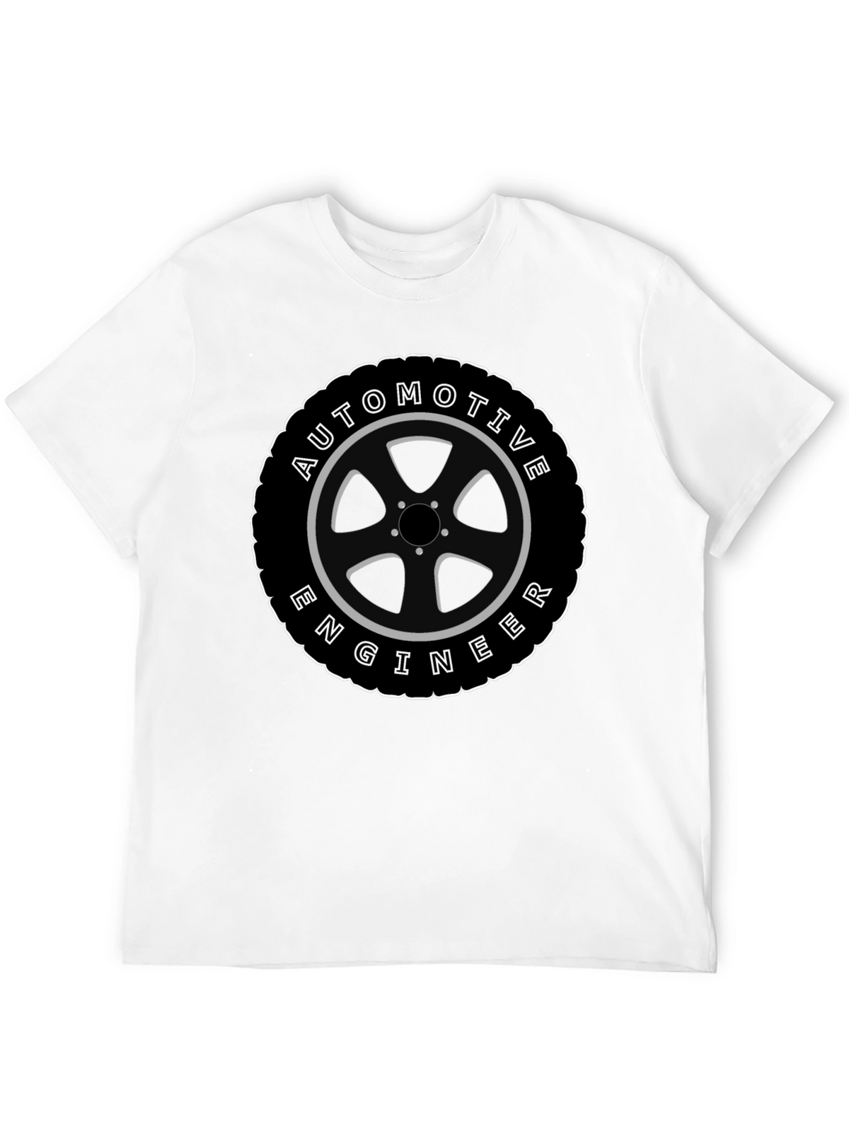 Automotive Engineer Tire Graphic T-Shirt