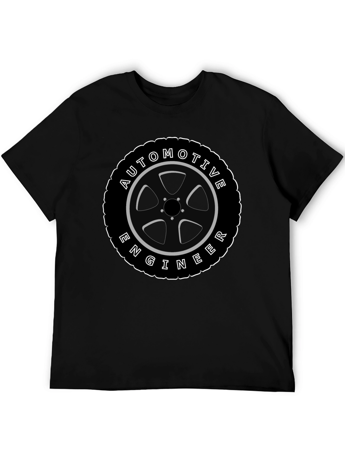 Automotive Engineer Tire Graphic T-Shirt