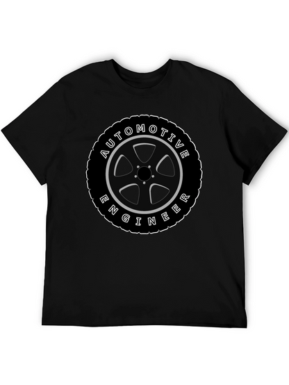Automotive Engineer Tire Graphic T-Shirt