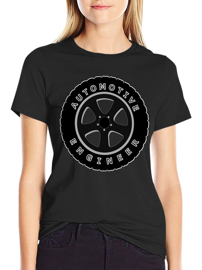 Automotive Engineer Tire Graphic T-Shirt