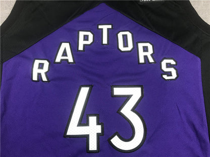 Men's Toronto Raptors Pascal Siakam Black/Purple 2020/21 Swingman Player Jerseys
