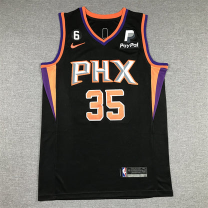 Men's Phoenix Suns Kevin Durant #35 Black 2022/23 Player Jerseys