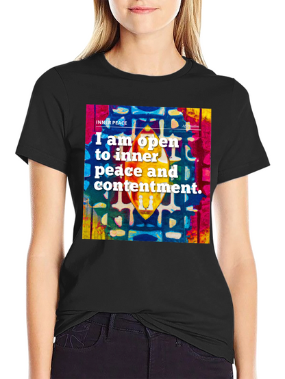 Inner Peace Affirmation T-Shirt - Positive Vibes