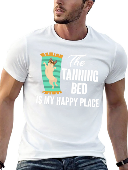 Tanning Bed Happy Place T-Shirt