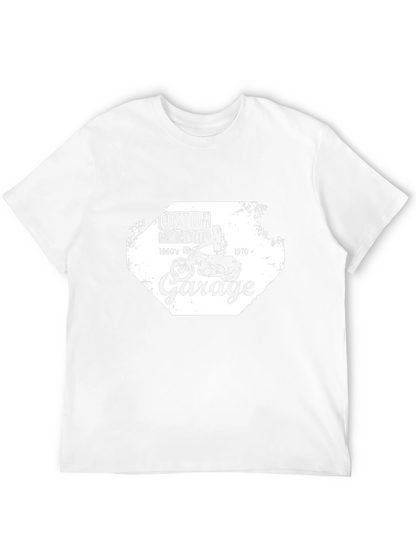Custom Motorcycle Garage T-Shirt