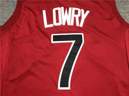 Men's Toronto Raptors Kyle Lowry Red 2021/22 Diamond Swingman Fashion Jerseys