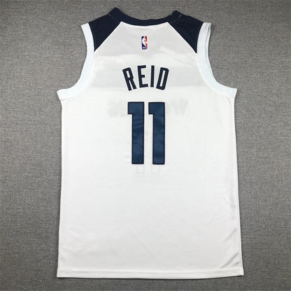 Men's Minnesota Timberwolves Naz Reid #11 White Swingman Jerseys - Association Edition
