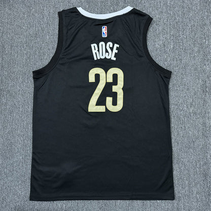 Men's Memphis Grizzlies Derrick Rose #23 Black 2023/24 Swingman Jerseys - City Edition