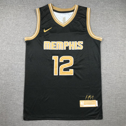 Men's Memphis Grizzlies Ja Morant #12 Black Select Series Swingman Jerseys