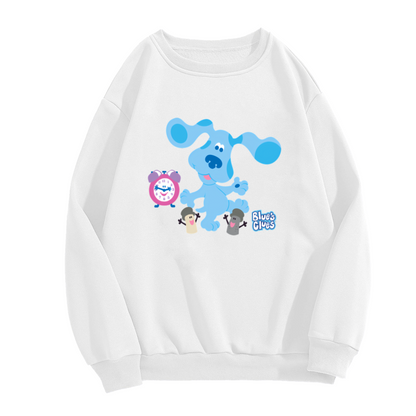 Blue¡¯s Clues Nostalgic Cartoon Kids Show Crewneck Sweatshirt