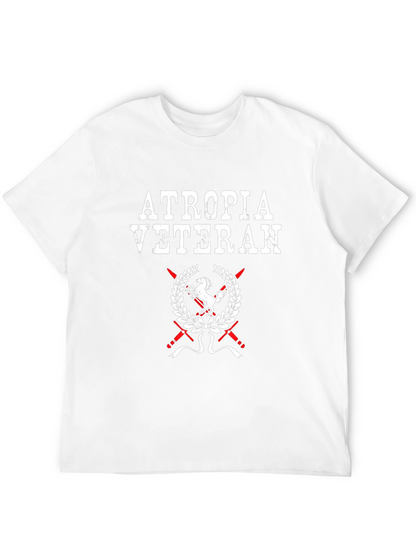 Atropia Veteran T-Shirt - Black Graphic Tee