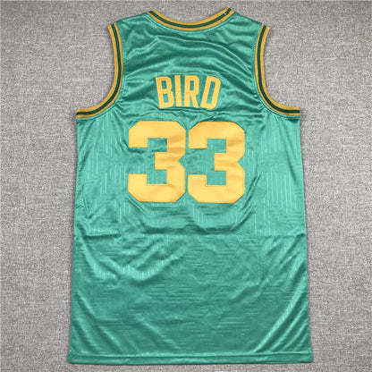 Men's Boston Celtics Larry Bird 1985-86 Green Hardwood Classics Swingman Jerseys