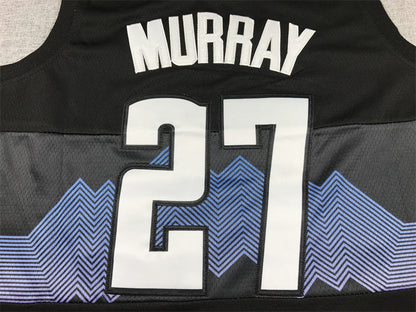 Men's Denver Nuggets Jamal Murray #27 Black 2023/24 Swingman Jerseys - City Edition