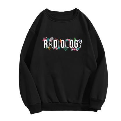 Floral Radiology Radiologist Medical Staff Cute Crewneck Sweatshirt