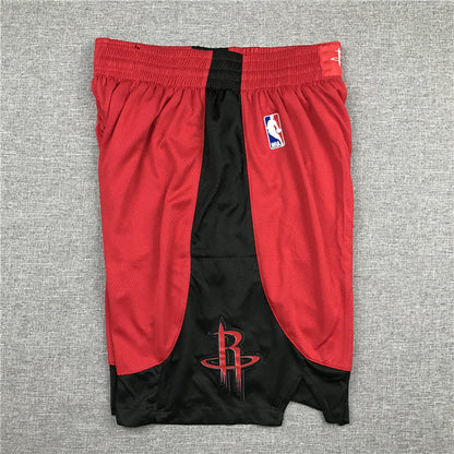 Men's Houston Rockets Red 2021/22 Icon Edition Basketball Shorts1