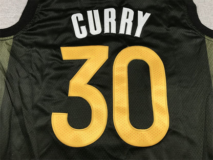 Men's Golden State Warriors Stephen Curry #30 Black 2022/23 Swingman Jerseys - City Edition