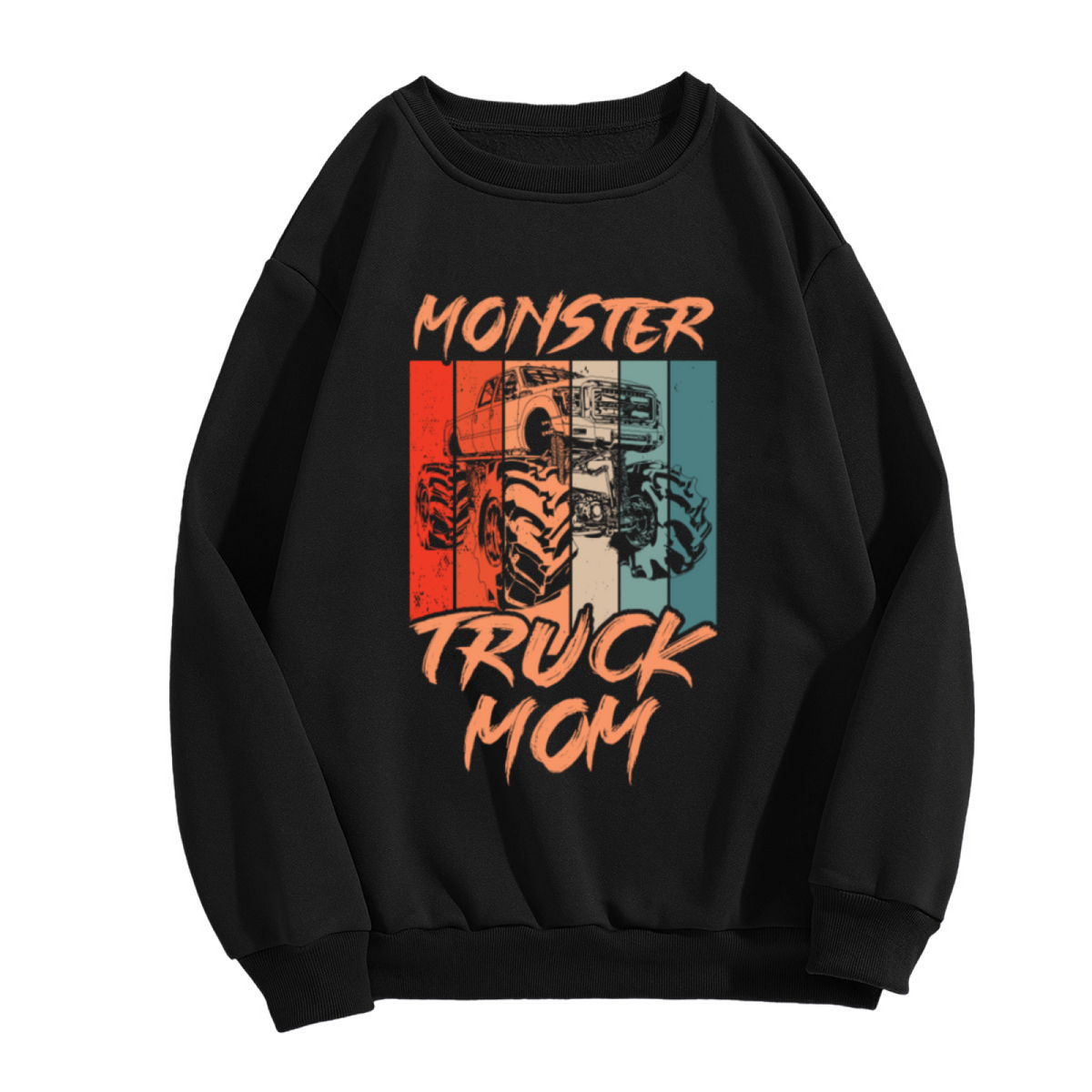 Monster Truck Mom Cool Off?Road Racing Mom Crewneck Sweatshirt