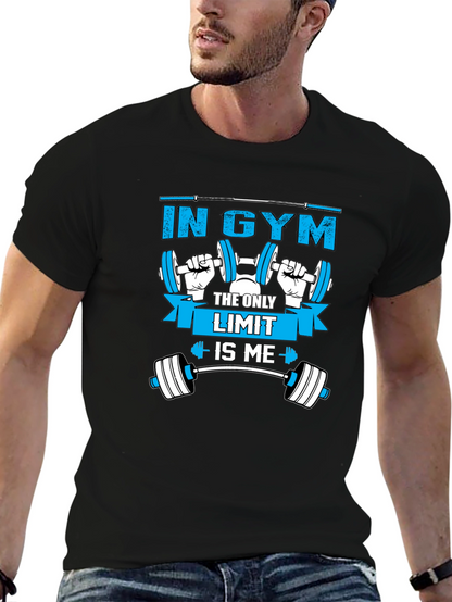 Gym Motivation T-Shirt - The Only Limit Is Me