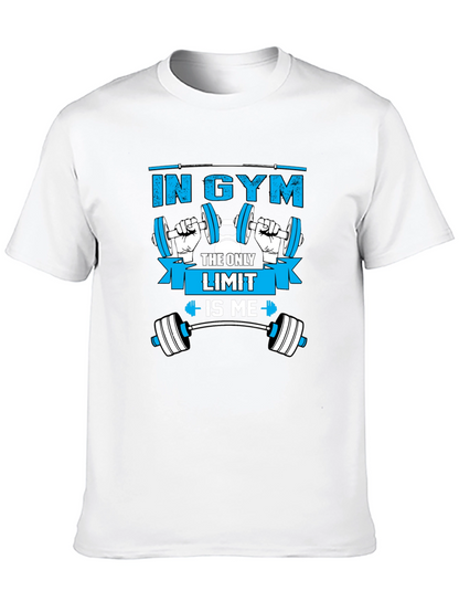 Gym Motivation T-Shirt - The Only Limit Is Me