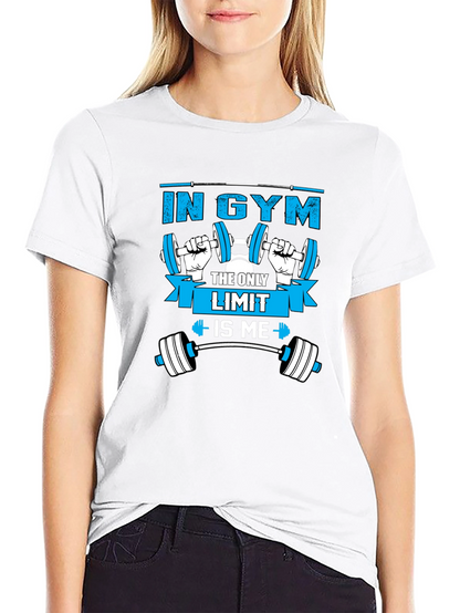 Gym Motivation T-Shirt - The Only Limit Is Me