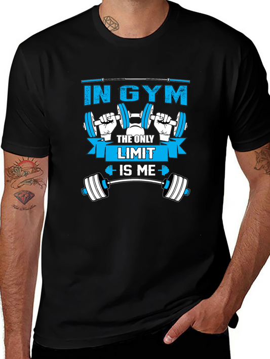 Gym Motivation T-Shirt - The Only Limit Is Me
