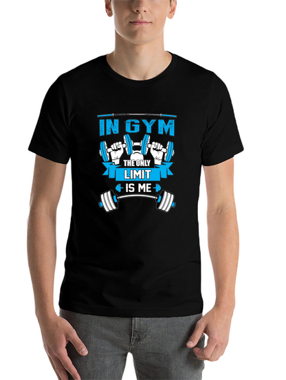 Gym Motivation T-Shirt - The Only Limit Is Me