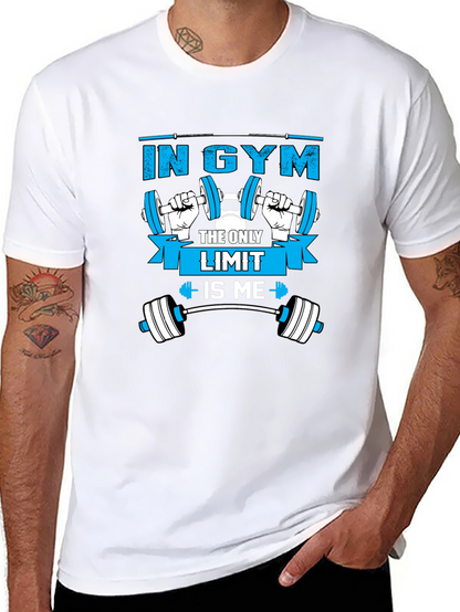 Gym Motivation T-Shirt - The Only Limit Is Me