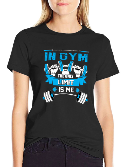 Gym Motivation T-Shirt - The Only Limit Is Me