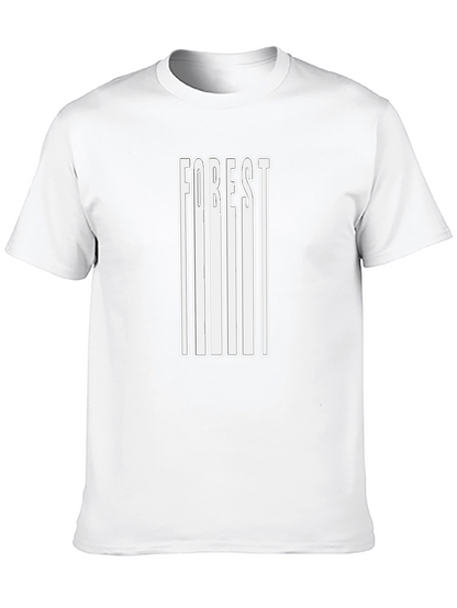 Mens Black Forest Graphic T-Shirt