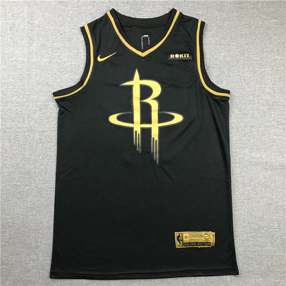 Men's Houston Rockets James Harden #13 NBA Black Replica Player Jerseys