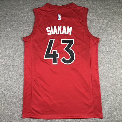 Men's Toronto Raptors Pascal Siakam Red 2021/22 Diamond Swingman Jerseys