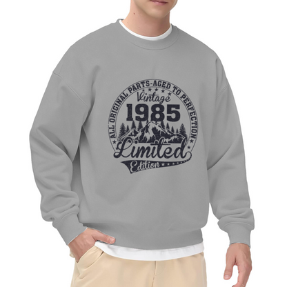 Vintage 1985 Limited Edition Birthday Retro Crew Neck Sweatshirt