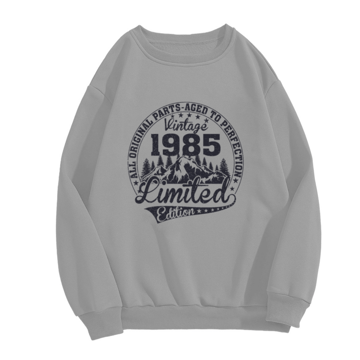Vintage 1985 Limited Edition Birthday Retro Crew Neck Sweatshirt