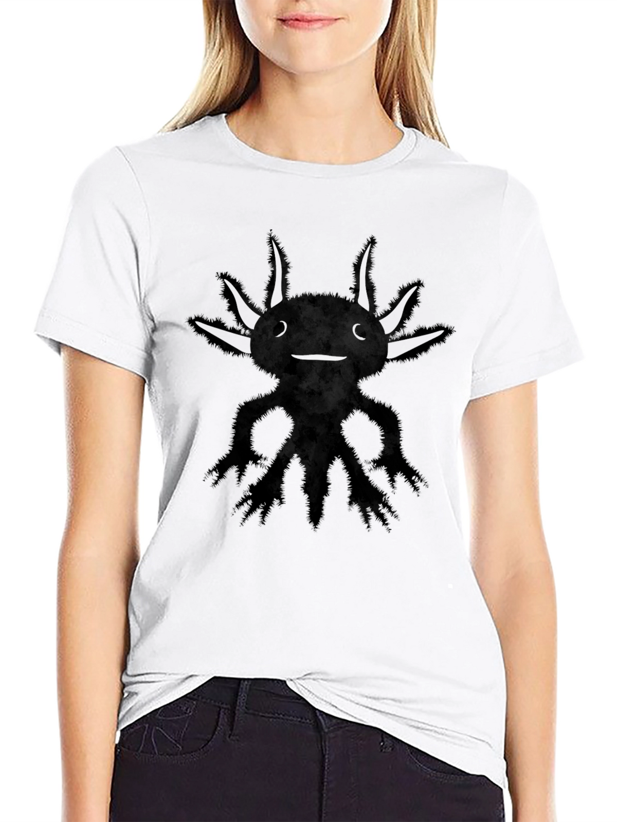 Monster Graphic Black T-Shirt