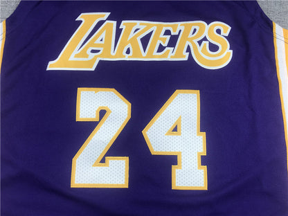 Men's Los Angeles Lakers Kobe Bryant #24 Purple Swingman Jerseys