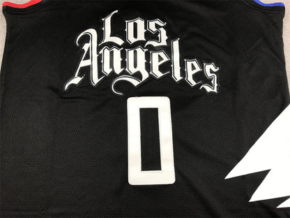 Men's LA Clippers Russell Westbrook Jordan Brand Black 2022/23 Statement Edition Swingman Jerseys